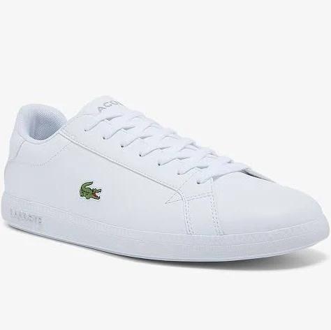 Lacoste | Men's Graduate Sneakers | White Size UK 11