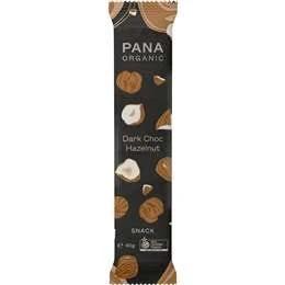 Pana Organic Dark Choc Hazelnut Snack Bar 40g