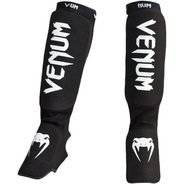 Venum Kontact Shin Instep Guards Black