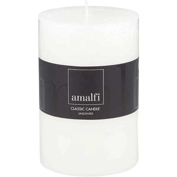 Amalfi Classic Unscented Wide Pillar Candle 10x15cm