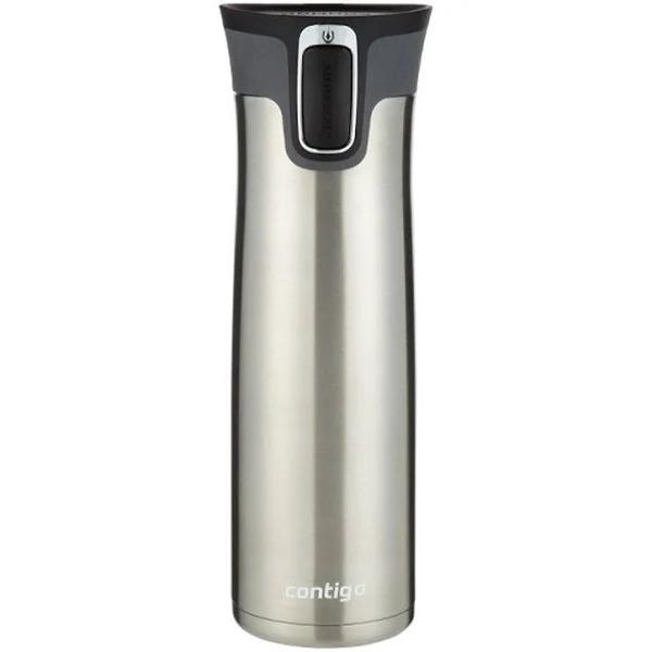 Contigo 710ml West Loop 2.0 Autoseal Stainless Steel Travel Mug - Silver | Storage & Organisation