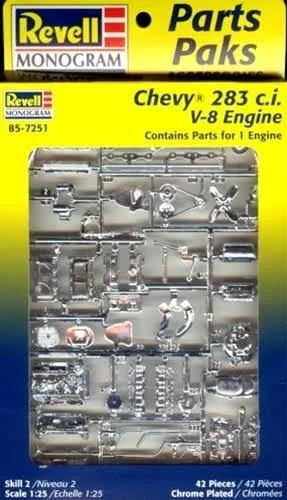 Revell 1/25 Chevy 283 c.i. V-8 Engine Plastic Model Kit