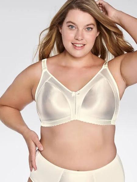 Moulded Wirefree Soft Cup Minimiser Bra, Ivory / 20E by Naturana