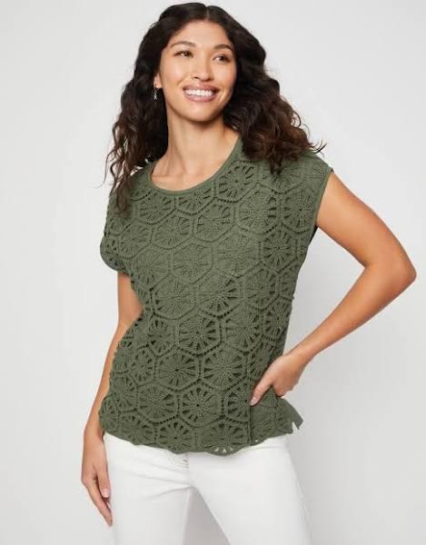 Millers - Womens - Extended Sleeve Crochet Top