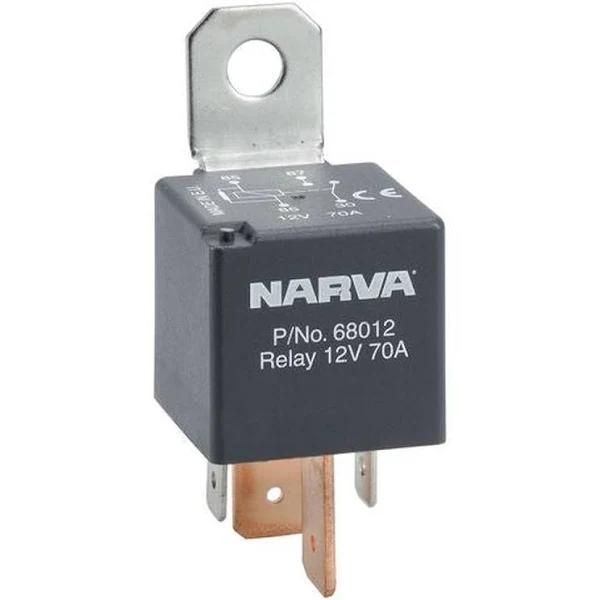 Narva 68016 24V 30A Normally Open 4 Pin Relay with Resistor