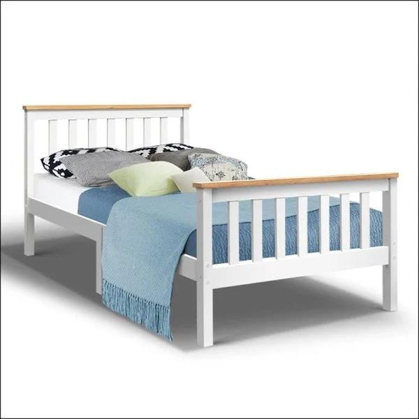 Artiss .King-Single Wooden Bed Frame Timber Kids Adults