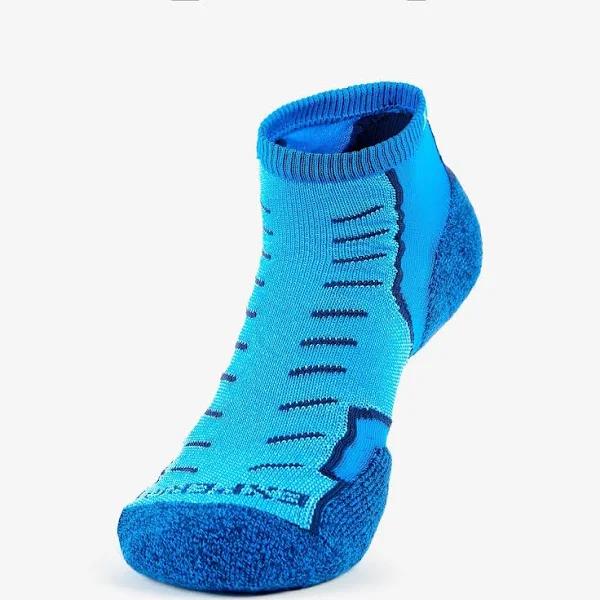 Thorlo Experia Coolmax Micro-Mini Socks (XCCU) Dark Blue/Grey