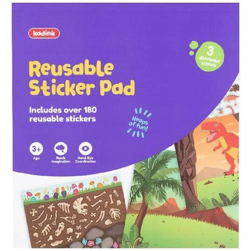 Kadink Reusable Sticker Activity Book Dinosaurs