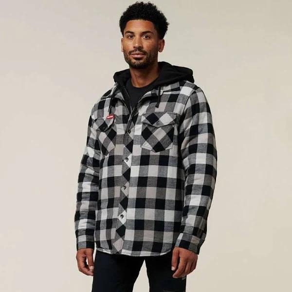 Hard Yakka - The Quilted Shacket - Grey - 2XL