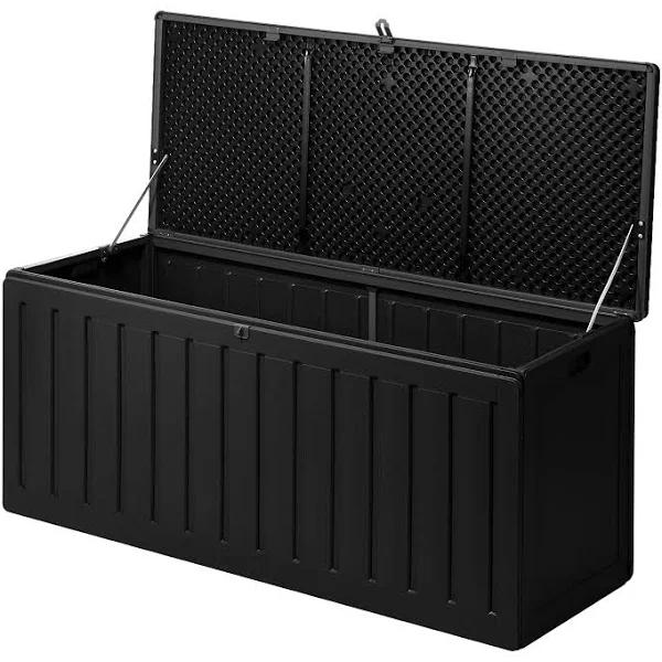 Livsip Outdoor Storage Box Bench 490L Black