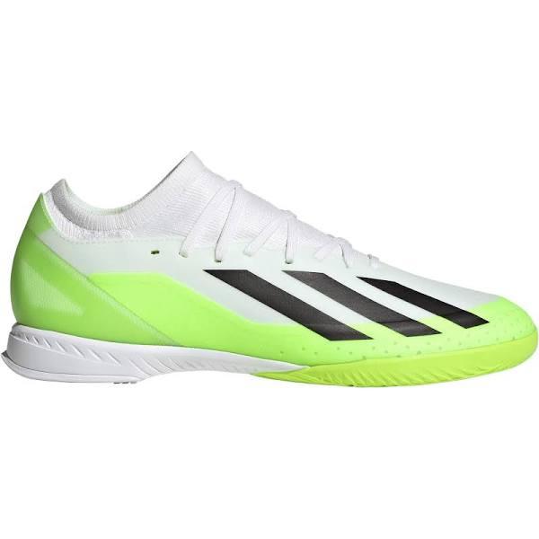 Adidas x Crazyfast.3 Indoor Football Boots - Ftwr White/Core BLACK/LUCID Lemon - 11 | INTERSPORT