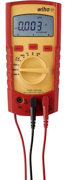 Digital Multimeter Up To 600 V ac, Cat IV