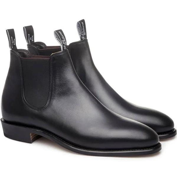 R.M.Williams - Adelaide Rubber Sole - Black