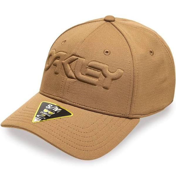 Oakley 6 Panel Stretch Embossed Cap Brown - L-XL