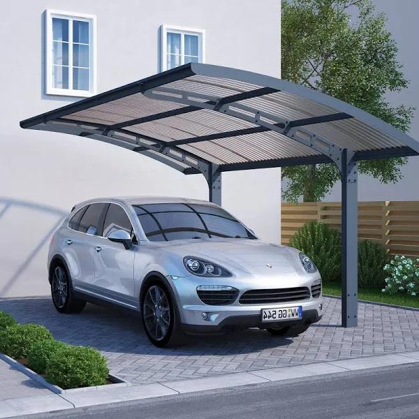 Metal Carport Arizona 5000 Wave - Two-Post Design by PALRAM