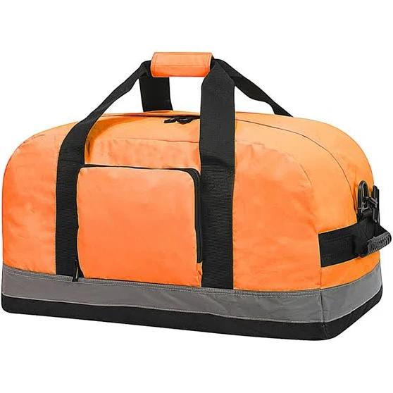 Shugon Seattle Workwear Hi-Vis Holdall / Duffle Bag - 50 Litres (Pack of 2) Hi Vis Orange One Size