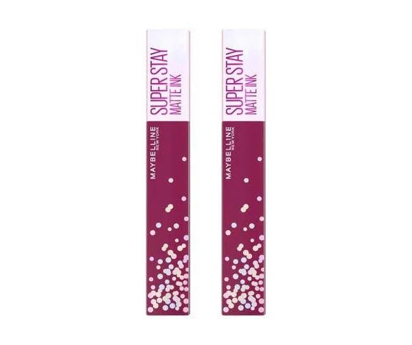 Maybelline Superstay Matte Ink Longwear Birthday Edition Liquid Lipstick 5ml - 395 Party GOER x 2