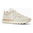 New Balance Unisex 574 White - Size 4.5