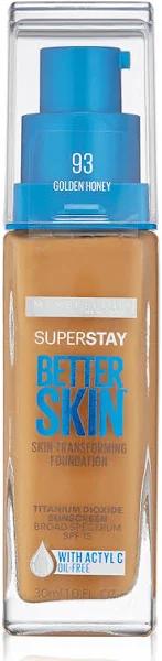 Maybelline New York Super Stay Better Skin Foundation, Golden Honey, 1