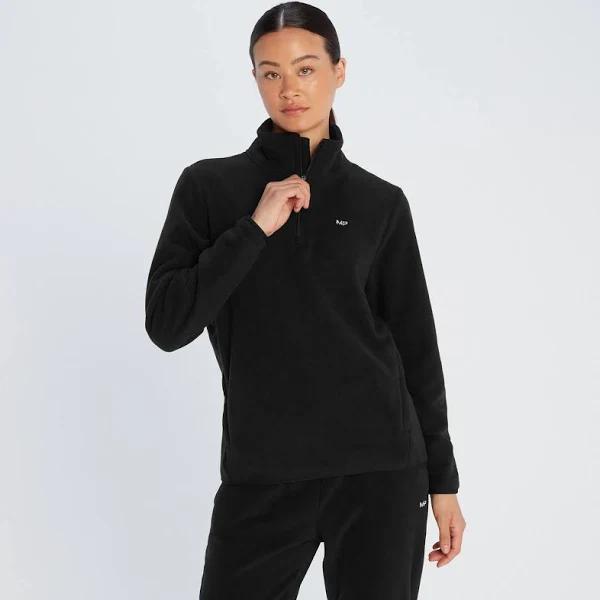 MP Women's 1/4 Zip Fleece - Black - XS