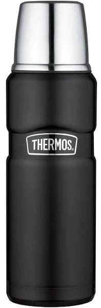 Thermos 190755 Stainless Steel King Flask, Matt Black, 470 ml