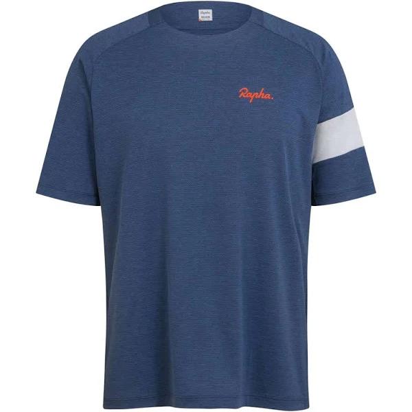 Rapha Trail Technical Short Sleeve T-Shirt Blue M Man