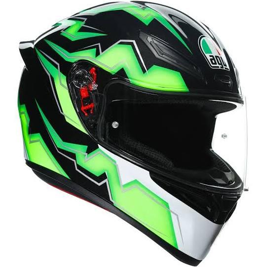 AGV K1 Helmet Kripton (Black/Green)