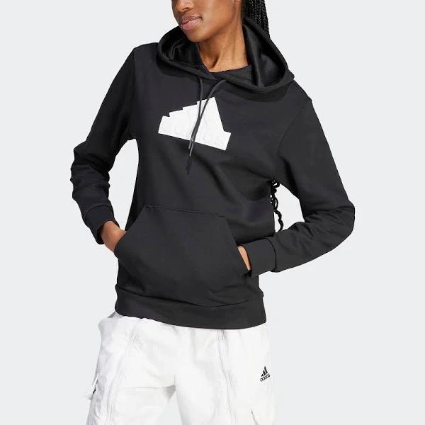 adidas-Future Icons Badge of Sport Bomber Hoodie-Women-Black-S