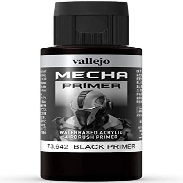 Vallejo Mecha Colour Primer, Black, 60 ml