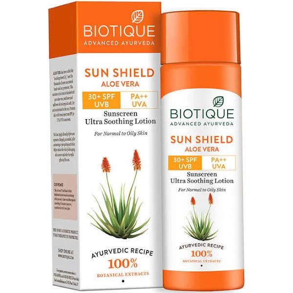 Biotique Sun Shield Aloe Vera SPF 30+ -120ml