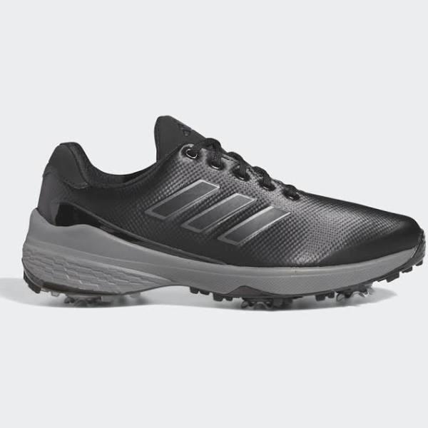 Adidas ZG23 Golf Shoes Black / Dark Silver Metallic / Silver Metallic 7.5 - Men Golf Trainers