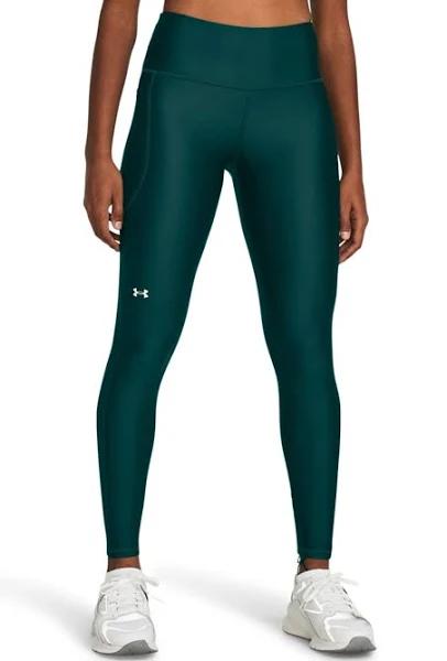 Under Armour Womens HeatGear No Slip Full Length Tights Teal XS