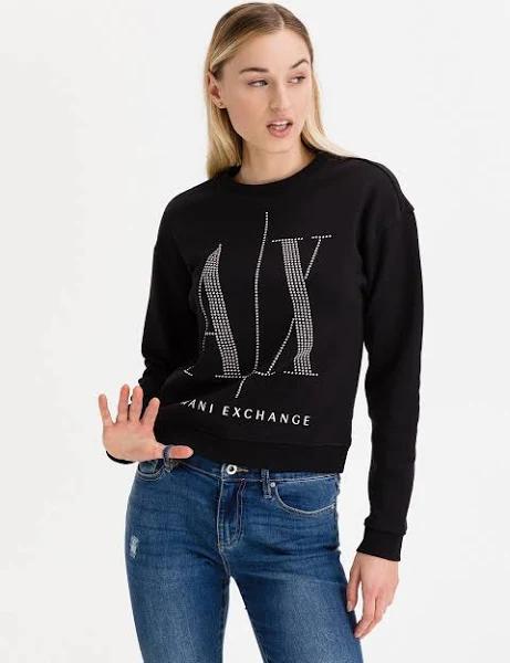 Armani Exchange Women's Sweatshirt Black 198477