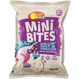 Sunrice Mini Bites Rollin' Salt & Vinegar 6 Pack