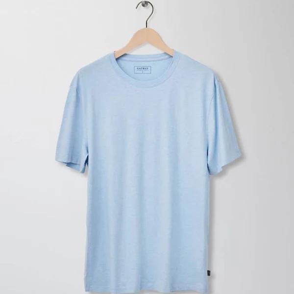 Gazman Basic Crew Tee - Mens, Blue XXL