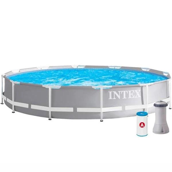 Intex 3.66m x 76cm Prism Frame Premium Pool Set