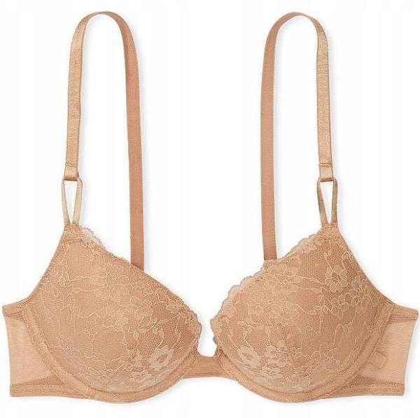 Sexy Tee Posey Lace Push-Up Bra , Beige, 36b - Women's Bras - Victoria's Secret