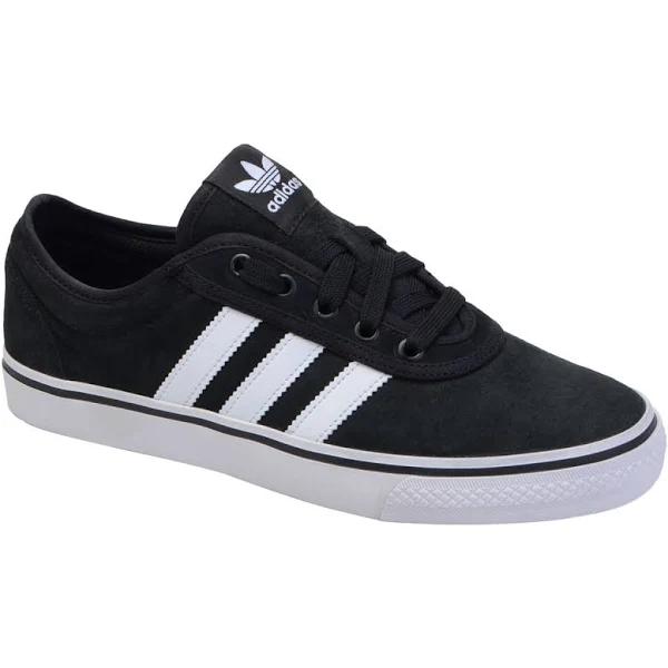 adidas-Adiease Shoes-Unisex-Core Black / Cloud White / Cloud White-6.5