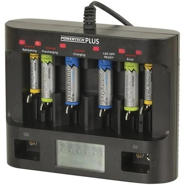 Universal Ni-Cd/Ni-MH Battery Fast Charger - AA, AAA, C & D