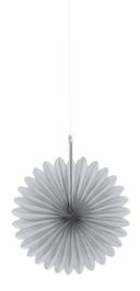 Mini Fan Decorations - Silver