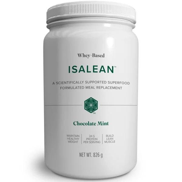 IsaLean Shake Whey-Based Chocolate Mint Flavour - 826g Canister