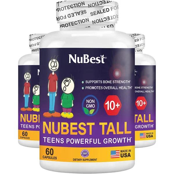 Nubest Tall 10+ - Advanced Bone Strength Formula - Supports Immunity, Healthy Development & Optimal Wellness - For Children (10+) & Teens Who Drink