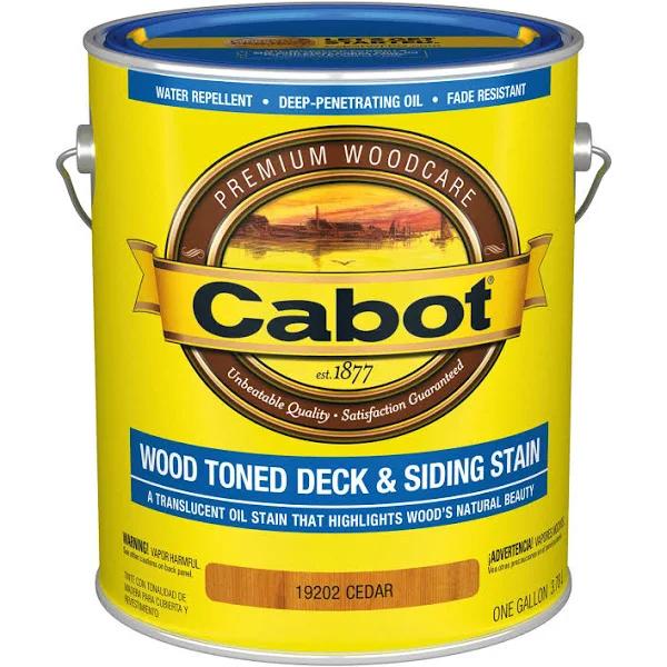 Cabot VOC Wood Toned Deck & Siding Exterior Stain | Garage | Best Price Guarantee | Delivery Guaranteed | 30 Day Money Back Guarantee