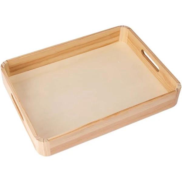 Kmart Craft Wooden Curved Tray