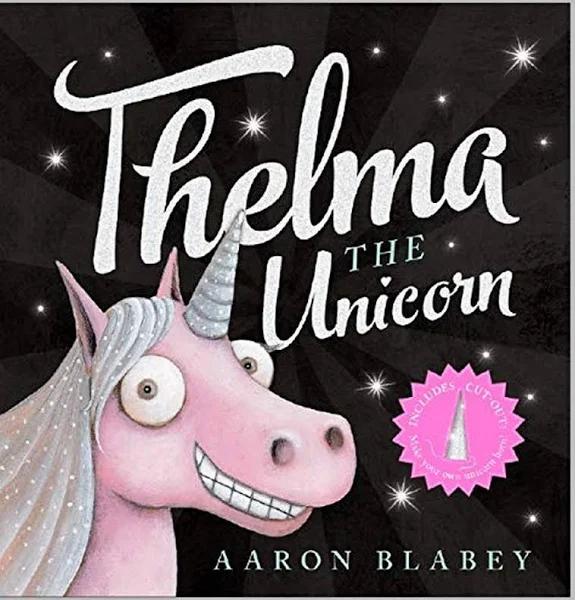 Thelma The Unicorn with Unicorn Horn