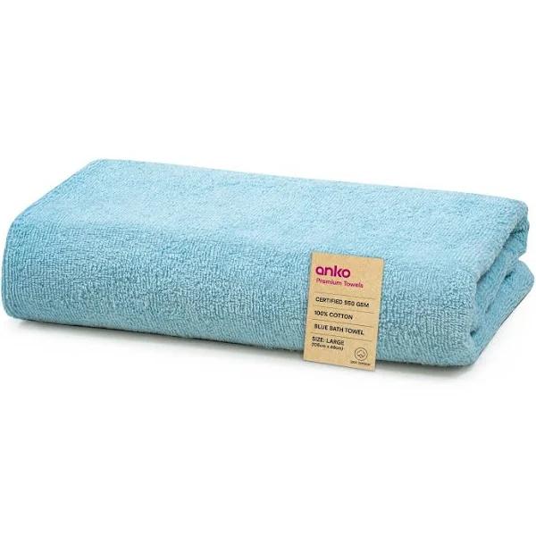 Kmart Malmo Cotton Bath Towel in Blue