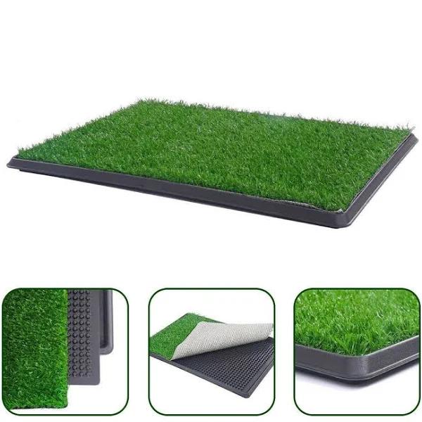 YES4PETS XL Indoor Dog Puppy Toilet Grass Training Mat Loo Pad Potty 76 x 51 cm - Earn Everyday Rewards, AfterPay Available