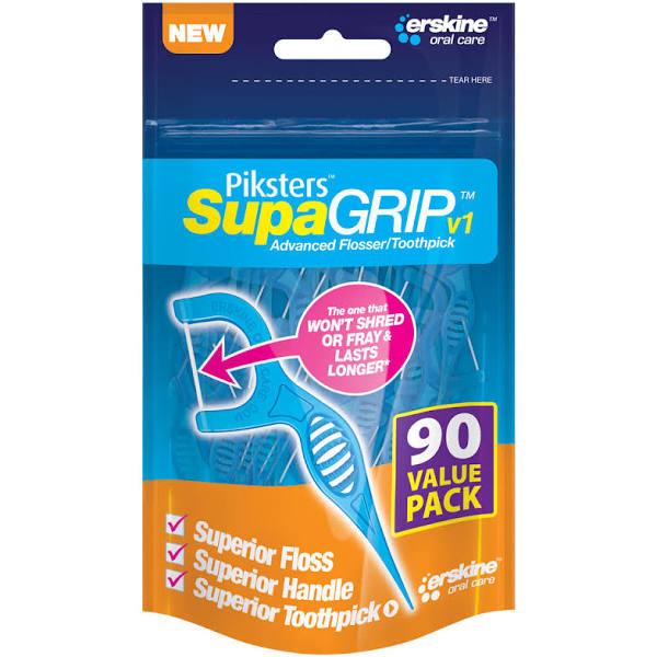 Piksters SupaGRIP Flosser Toothpick 90 Pack