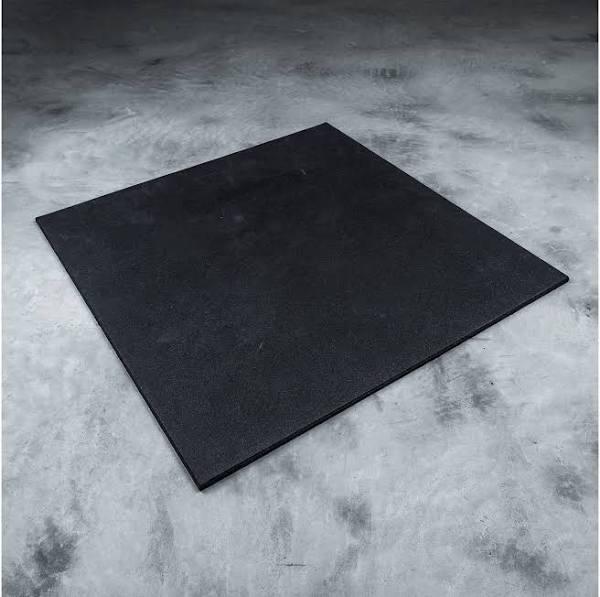 TWL - Rubber Floor Matting - 1m x 1m x 15mm - Black