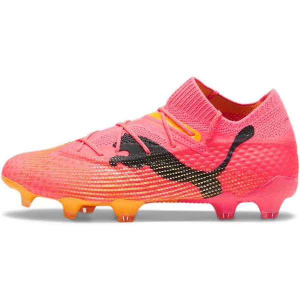 Future 7 Ultimate FG/AG Women's Football Boots in Sunset Glow/Black/Sun Stream, Size 5.5, Textile by Puma